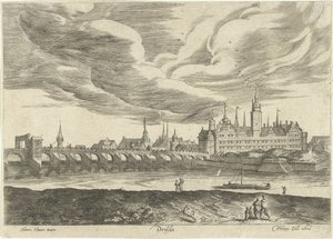 Gezicht op Dresden