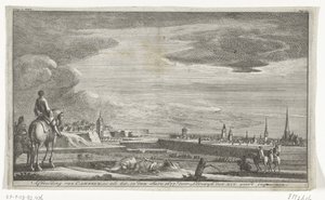 Gezicht op Kamerijk, 1677