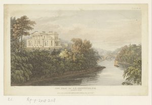 Gezicht op Nuffield Lodge, Londen