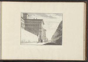 Gezicht op Villa Borghese te Rome