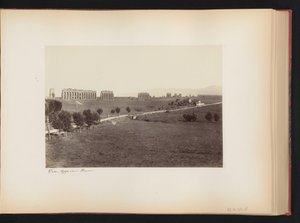Gezicht op de Via Appia bij Rome, Italië