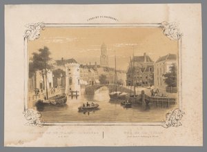 Gezicht op de Waard-Barrière te Utrecht
