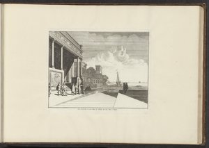 Gezicht op een paleis aan de kust in Napels