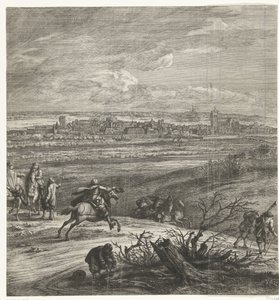 Het Franse leger voor Yperen (middenblad), 1678 door Anonymous