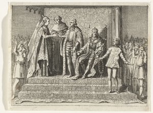 Huwelijk van Jacoba van Beieren en Frank van Borselen, 1434 door Anonymous