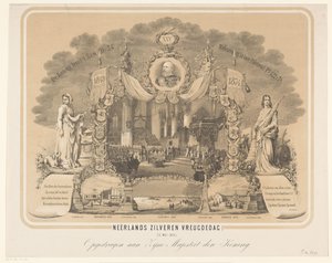 Inhuldiging van Willem III als koning der Nederlanden door Anonymous