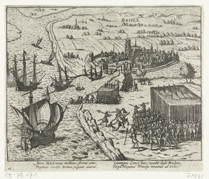 Inname van Den Briel door de watergeuzen, 1572 door Anonymous