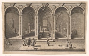 Interieur van de stadsbibliotheek te Gdansk