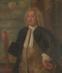Portret van Johannes Thedens, gouverneur-generaal van de Nederlandse Oost-Indische Compagnie