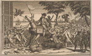 John Law op de ezel van Sancho Panza, 1720