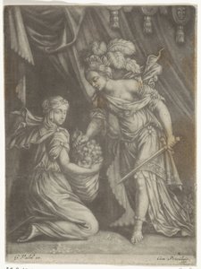 Judit met het hoofd van Holofernes door Anonymous
