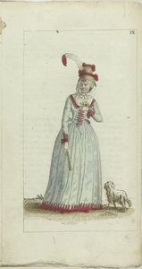 Kabinet van mode en smaak 1791, pl. IX door Anonymous