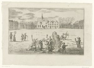 Kastijding van de Arnhemse burgemeesters Bentinck en Brantsen, 1784 door Anonymous