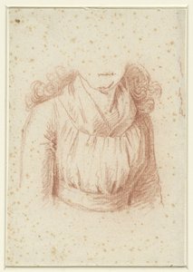 Kostuumstudie voor een portret van Madame Molet door Anonymous