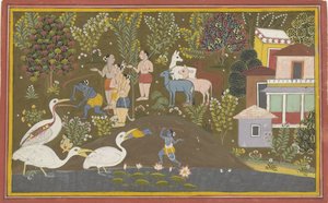 Krishna met Bakasura door Anonymous