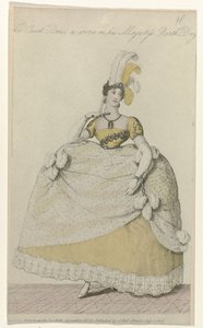 La Belle Assemblee, 1 juli 1808, No. 32: De hofkleding door Anonymous