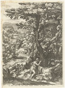 Landschap met Johannes de Doper