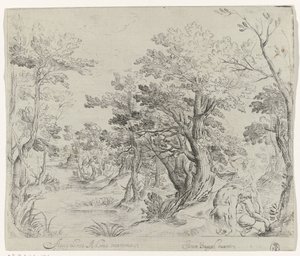 Landschap met Venus die treurt om de dood van Adonis