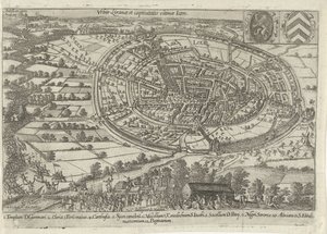 Lier ingenomen en verlaten door het Staatse leger, 1595 door Anonymous