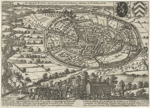 Lier ingenomen en verlaten door het Staatse leger, 1595 door Anonymous