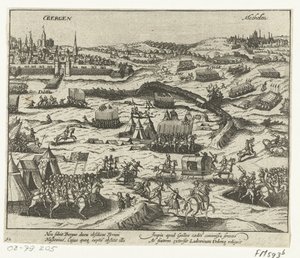 Lodewijk van Nassau verlaat Bergen, 1572
