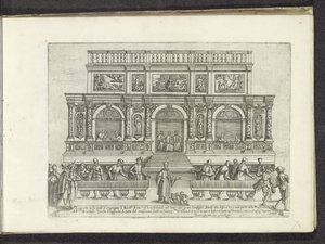 Loggetta del Sansovino op het San Marcoplein te Venetië