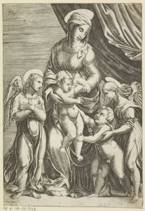 Maria met Kind en de jonge Johannes de Doper