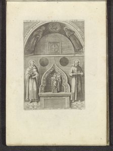Nis met de heilige Franciscus en de heilige Dominicus