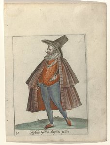 Nobilis Gallus duplici pallio door Anonymous