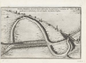 Omleggen van een bocht van een rivier door Anonymous