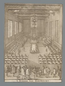 Opening van de synode van Dordrecht, 1618 door Anonymous