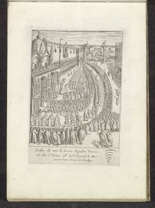 Optocht over het Piazzetta te Venetië