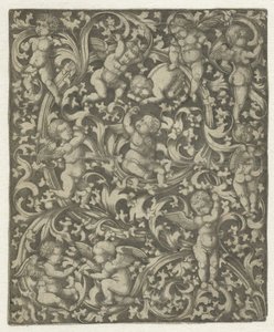 Ornament met putti