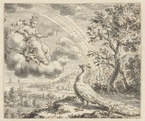 Pauw die zich beklaagt bij Juno
