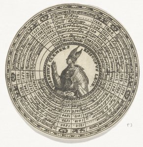 Penning met het portret van bisschop Jozef Klemens en de namen van de bisschoppen van Luik door Anonymous