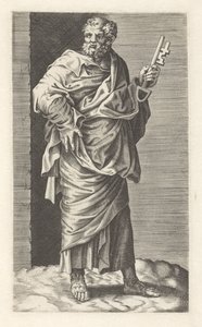 Petrus (Christus en twaalf apostelen) door Anonymous