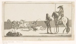 Picador en matador na het doden van de stier door Anonymous