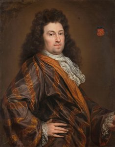 Portret van François Leydecker (1650-1718). Afgevaardigde bij de Rekenkamer voor Zeeland door Anonymous