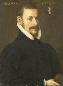 Portret van Guilliam Courten, echtgenoot van Margarita Cassier door Anonymous