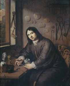 Portret van een Goudsmid door Anonymous