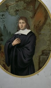Portret van een man in 17e-eeuwse kleding door Anonymous