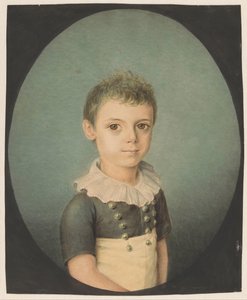 Portret van Anthony Adriaan van Oldenbarneveld genaamd WitteTullingh als kind door Anonymous