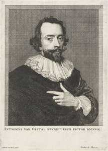 Portret van Anton van Opstal door Anonymous