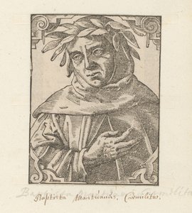 Portret van Baptista Mantuanus door Anonymous