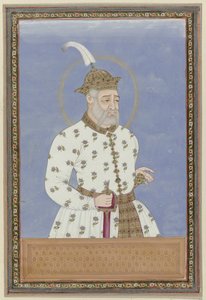 Portret van Bara Malik; hij is eerst vizier geweest van de sultan die over de stad Bidar regeerde (?); later werd hij heerser van Golconda en heeft hij Golconda gesticht door Anonymous