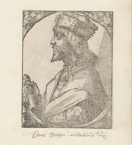 Portret van Cesare Borgia