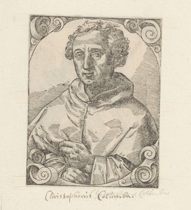 Portret van Christoffel Columbus