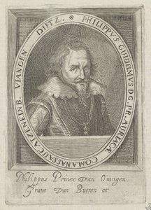 Portret van Filips Willem, prins van Oranje door Anonymous