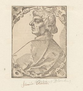 Portret van Flavio Biondo door Anonymous