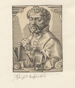 Portret van Georg of Trebizond door Anonymous